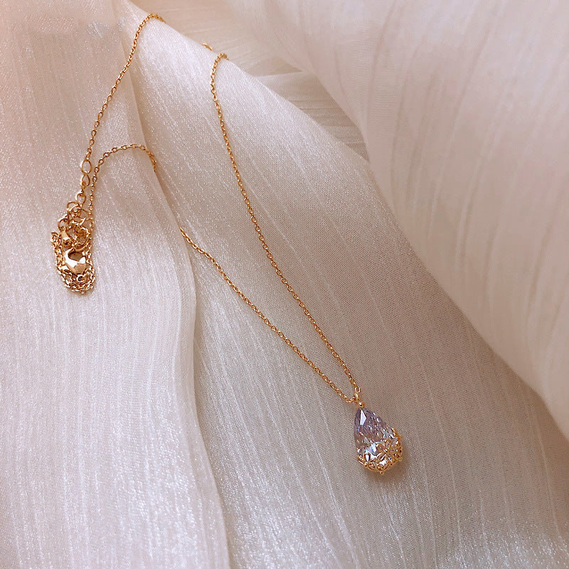 Crystal Water Drop Pendant