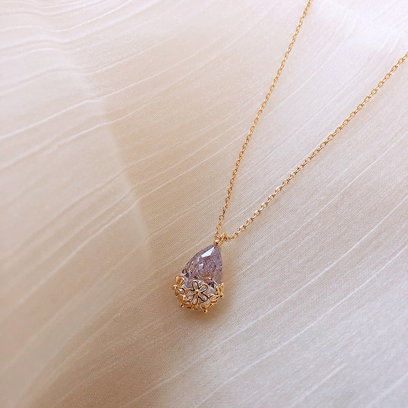 Crystal Water Drop Pendant