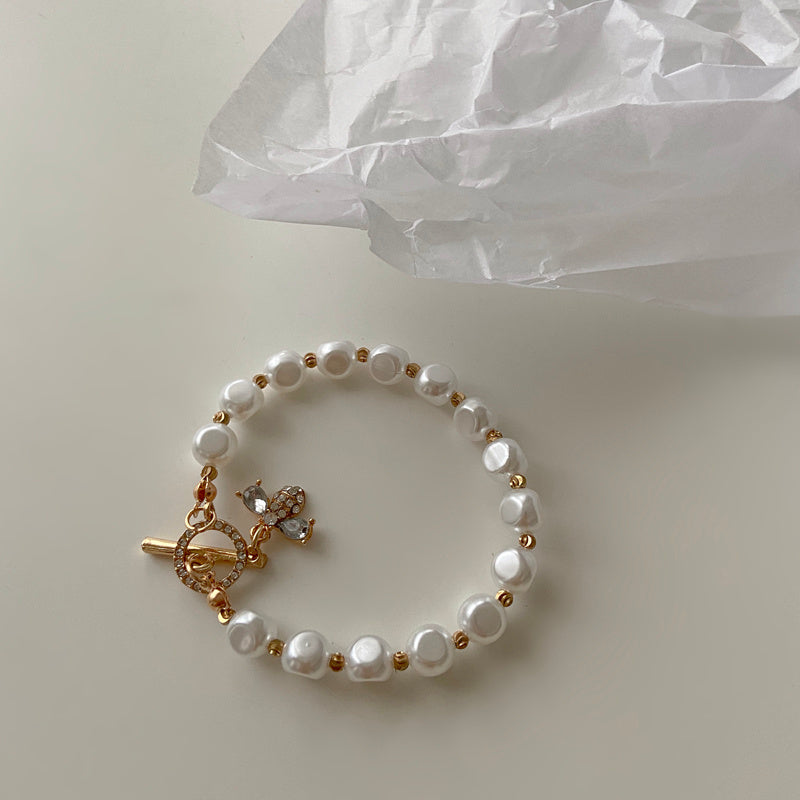 Honey Pearl Bracelet