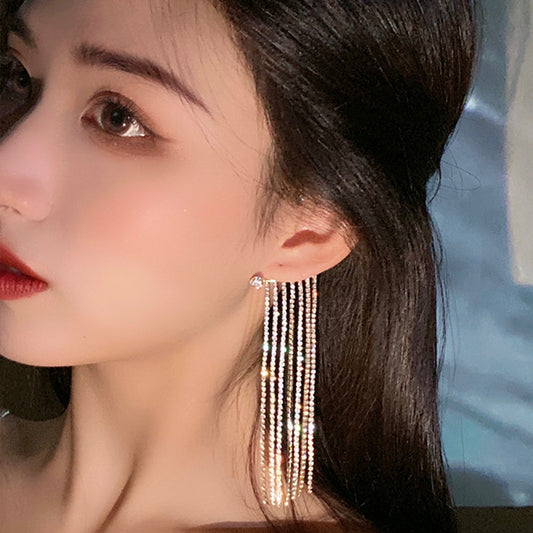 Waterfall Tassel Ear Cuffs